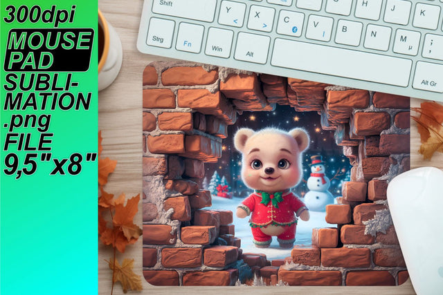 Crisp and clear designs for mouse mats, ready for use! , Xmas Sublimation HoodArtCraft 