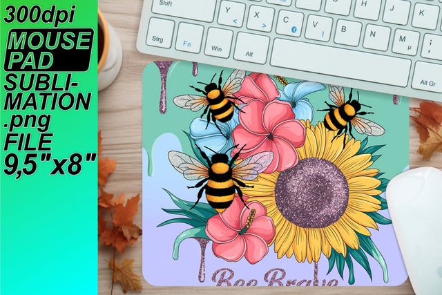 Crisp and clear mouse pad designs, elevate your craft! , Bee Sublimation HoodArtCraft 