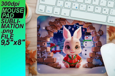 Crisp and clear mouse pad designs, elevate your craft! , Xmas Sublimation HoodArtCraft 