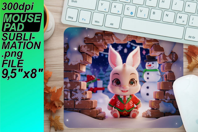 Crisp and clear mouse pad designs, elevate your craft! , Xmas Sublimation HoodArtCraft 