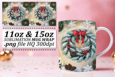 Crisp designs for mug wraps, impress your guests! , Christmas Sublimation afrosvg 