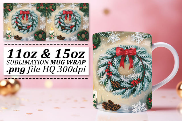Crisp designs for mug wraps, impress your guests! , Christmas Sublimation afrosvg 