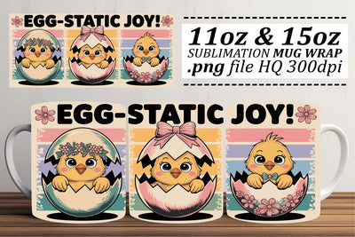 Crisp designs for mugs, stand out from the crowd! , Easter Sublimation afrosvg 