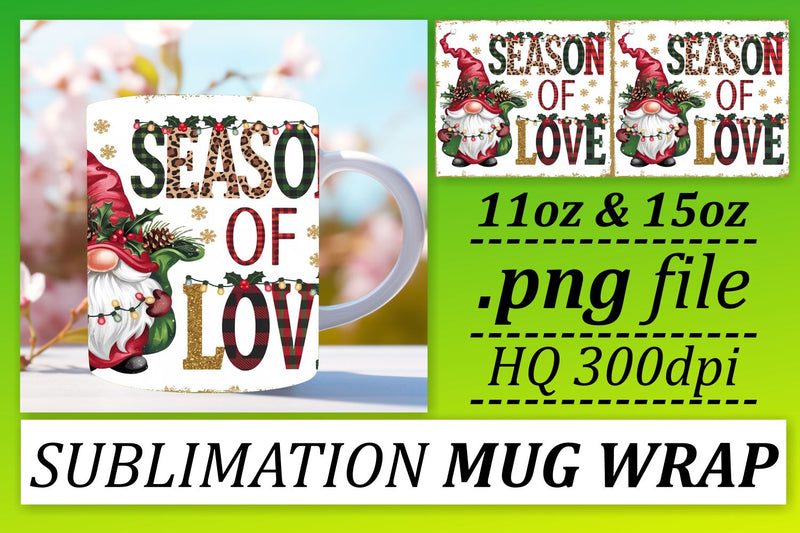 Crisp designs for mugs, stand out from the crowd! , Gnomes Sublimation afrosvg 