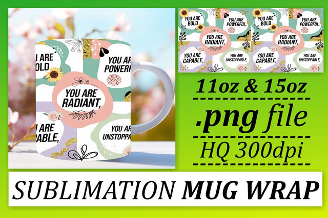 Crisp designs for mugs, stand out from the crowd! , Quote Sublimation afrosvg 
