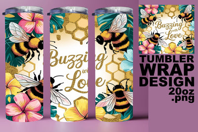crisp PNG for your creativity! , Unique 20oz wrap, Bee Sublimation HoodArtCraft 