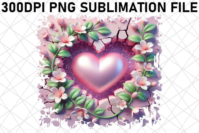 Crisp PNG prints for family trees, celebrate your roots! , 3D Heart Sublimation afrosvg 