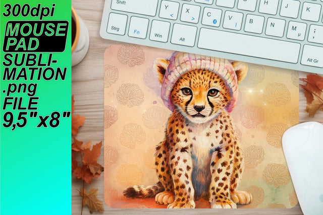 Crisp sublimation mouse mat templates, ready for use! , Animals Sublimation HoodArtCraft 