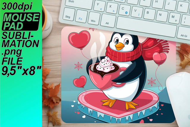 Crisp sublimation-ready mouse mats, elevate your craft! , Valentines Sublimation HoodArtCraft 