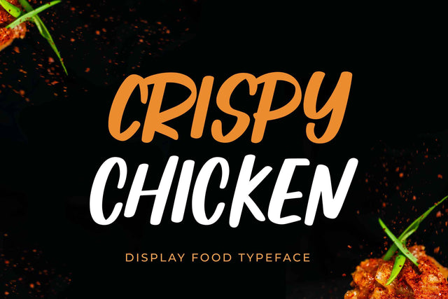 Crispy Chicken Font LetterdayStudio 