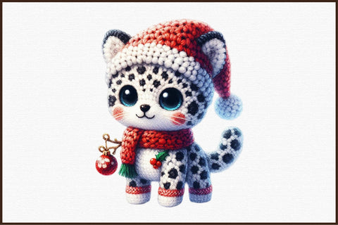 Crochet Christmas Animal Sublimation Sublimation designartist 