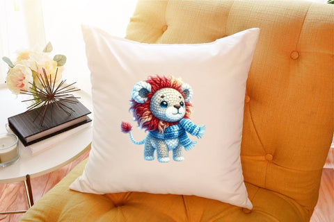 Crochet Christmas Animal Sublimation Sublimation designartist 