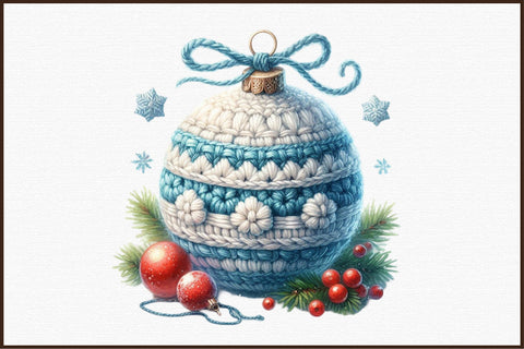 Crochet Christmas Clipart Sublimation Sublimation designartist 