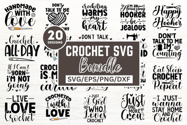 Crochet Svg Bundle SVG Designangry 