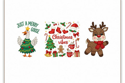 Crochet Yarn Christmas Png Bundle Sublimation Shetara Begum 