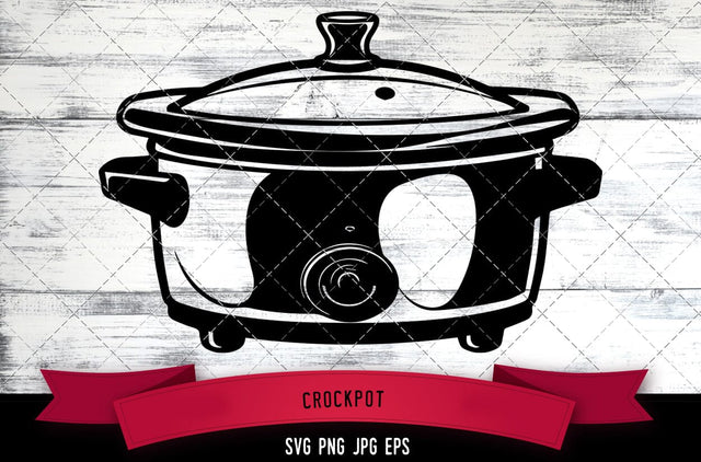 Crockpot SVG, Slow Cooker SVG SVG Loveleen Kaur 