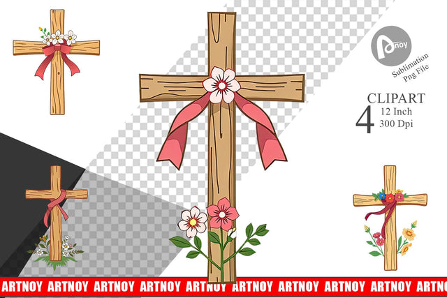 Cross Clipart Sublimation artnoy 