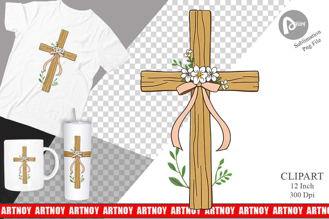 Cross Clipart Sublimation artnoy 