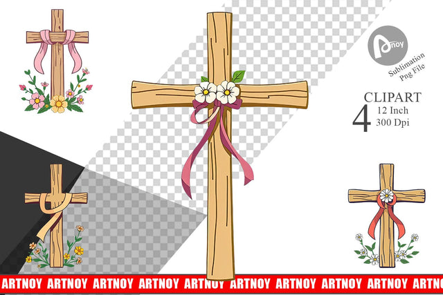 Cross Clipart Sublimation artnoy 
