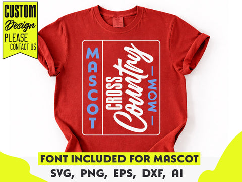 Cross Country Mom Team SVG Template SVG DesignDestine 