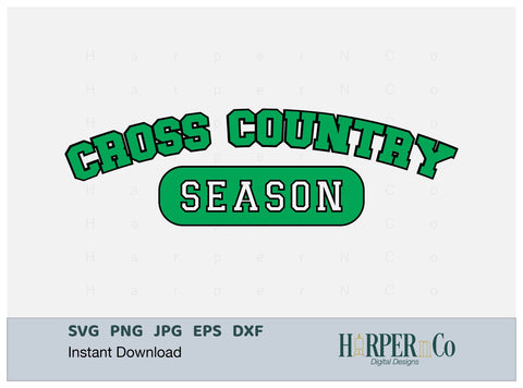 Cross Country Season Laser SVG EPS Cut File SVG HarperNCo 