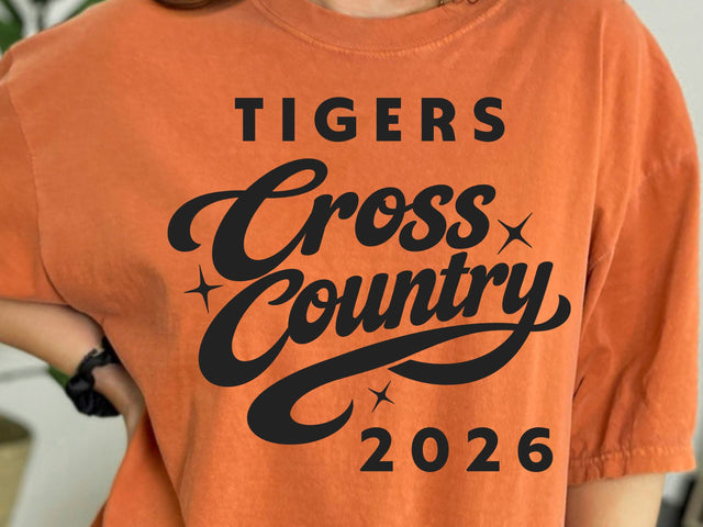 Cross Country Team SVG Template, 70s Sports Svg SVG DesignDestine 