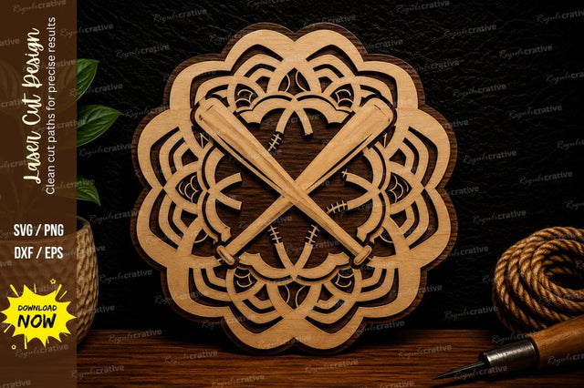Crossed Arrows Mandala Laser Cut Svg Design SVG Regulrcrative 
