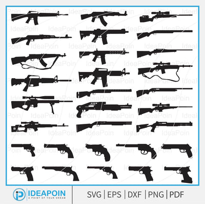 Crossed Rifles SVG, Gun Silhouettes SVG, Rifle svg, Rifle Clipart, Weapon svg Bundle, Crossed shotgun Png, Guns SVG, Rifle Vector,Weapon svg SVG Dinvect 