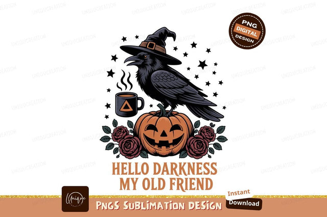 Crow Witch Pumpkin Roses Mug Halloween Sublimation P N G Sublimation Designangry 