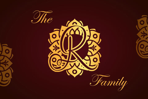 Crown Mandala Monogram Font Dm Letter Studio 