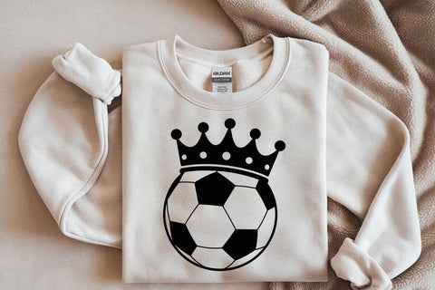 Crowned Soccer Ball Svg, Soccer Png SVG DesignDestine 