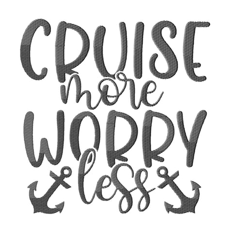 Cruise Embroidery Designs Bundle - 24 Designs, Cruise Quotes Embroidery Patterns, Vacation PES Files Embroidery/Applique DESIGNS HappyDesignStudio 