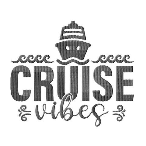 Cruise Embroidery Designs Bundle - 24 Designs, Cruise Quotes Embroidery Patterns, Vacation PES Files Embroidery/Applique DESIGNS HappyDesignStudio 