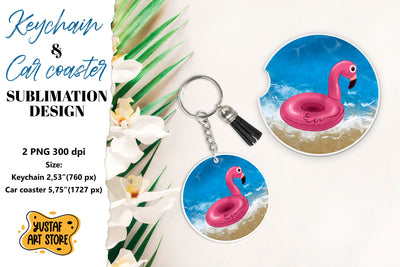 Cruise Keychain sublimation. Cruise Car coaster sublimation. Sublimation Yustaf Art Store 