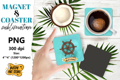 Cruise magnet/Cruise coaster. Cruise sublimation design Sublimation Yustaf Art Store 