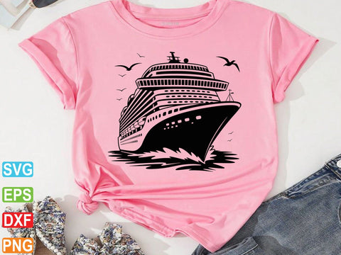 Cruise Ship SVG, Cruise Vacation svg, Yacht Svg, Boat svg, Family Cruise svg SVG Creativeart88 