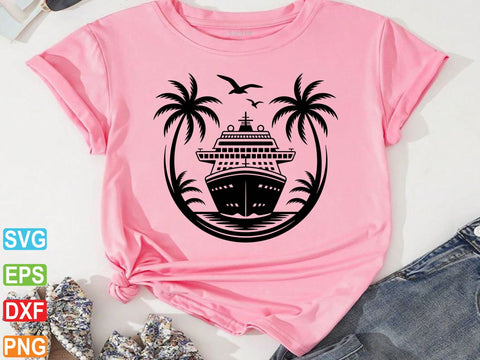 Cruise Ship SVG, Cruise Vacation svg, Yacht Svg, Boat svg, Family Cruise svg SVG Creativeart88 