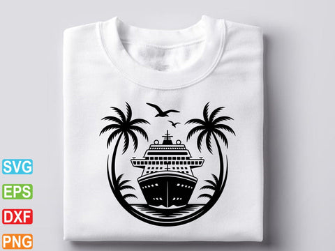 Cruise Ship SVG, Cruise Vacation svg, Yacht Svg, Boat svg, Family Cruise svg SVG Creativeart88 