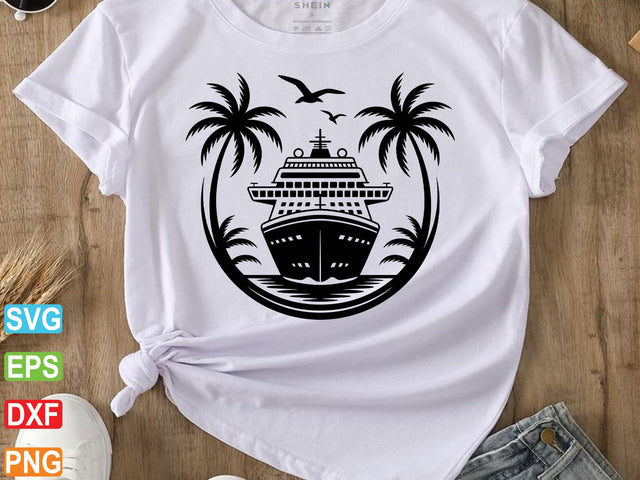 Cruise Ship SVG, Cruise Vacation svg, Yacht Svg, Boat svg, Family Cruise svg SVG Creativeart88 