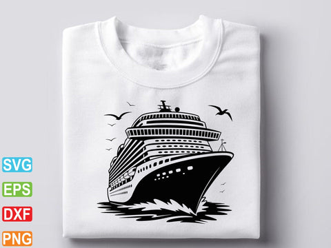 Cruise Ship SVG, Cruise Vacation svg, Yacht Svg, Boat svg, Family Cruise svg SVG Creativeart88 