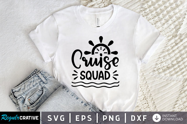 Cruise squad SVG Design SVG Regulrcrative 