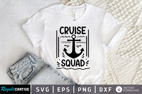 Cruise squad SVG Design SVG Regulrcrative 