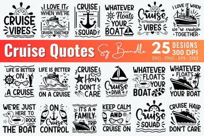 Cruise SVG Bundle SVG Regulrcrative 