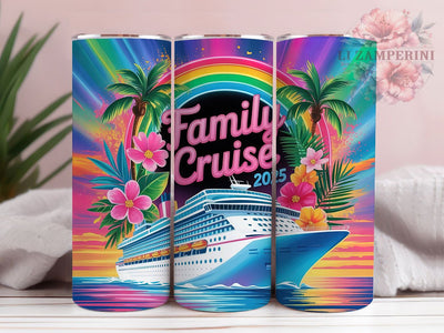 Cruise Vacation Family Tumbler Wrap, Vacation Drinkware, Ship Travel Design, Cruise Ship Memory, Family Trip Gift, Ocean Voyage Theme, Cruise Vacation Gift Sublimation Li Zamperini 