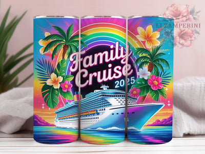 Cruise Vacation Family Tumbler Wrap, Vacation Drinkware, Ship Travel Design, Cruise Ship Memory, Family Trip Gift, Ocean Voyage Theme, Cruise Vacation Gift Sublimation Li Zamperini 