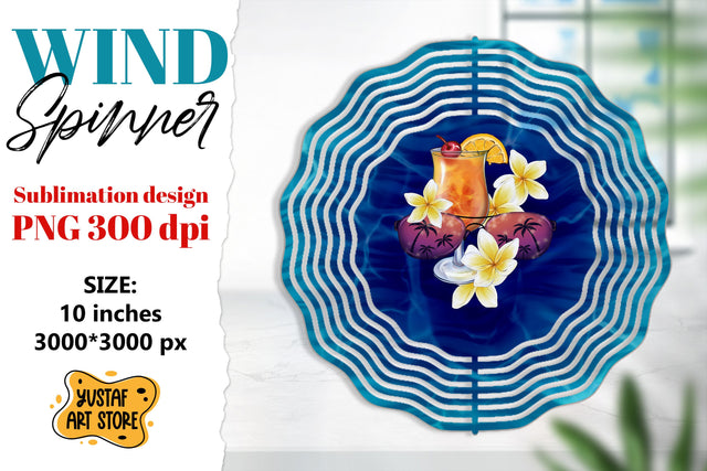 Cruise wind spinner. Vacation sublimation Sublimation Yustaf Art Store 