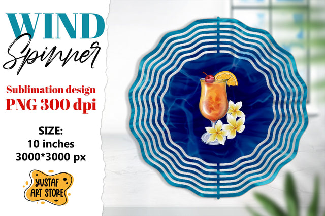 Cruise wind spinner. Vacation sublimation Sublimation Yustaf Art Store 