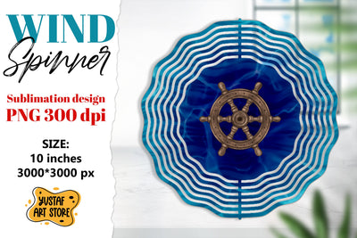 Cruise wind spinner. Vacation sublimation Sublimation Yustaf Art Store 