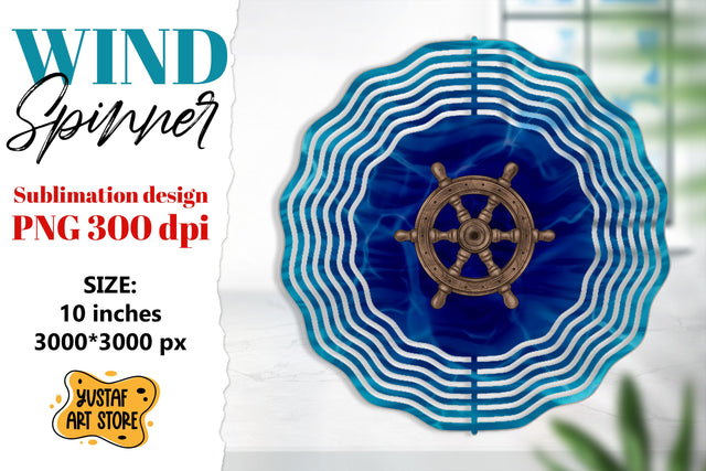 Cruise wind spinner. Vacation sublimation Sublimation Yustaf Art Store 
