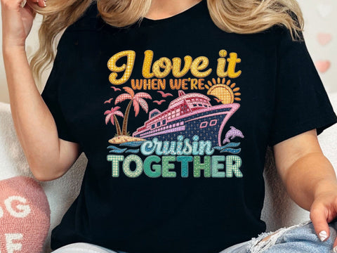 Cruisin Together Cruise Ship PNG SVG artprintfile 